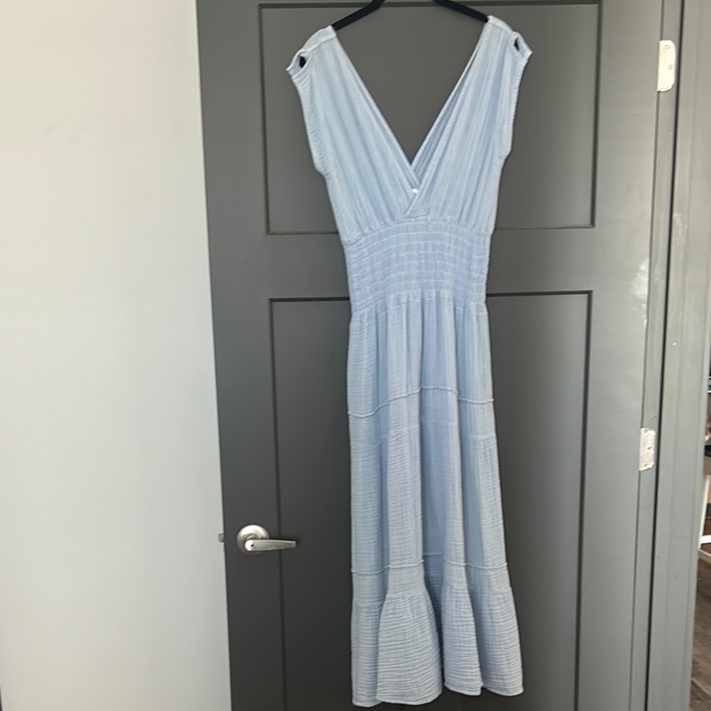 Lightweight Blue Cotton Dress